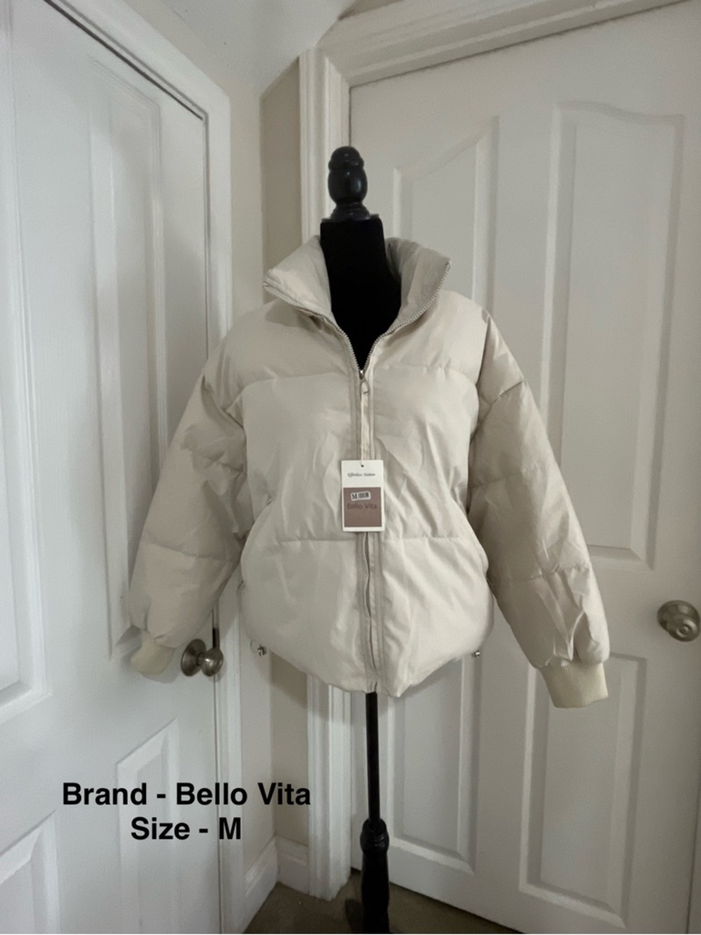 Bello Vita Cream Puffer Jacket